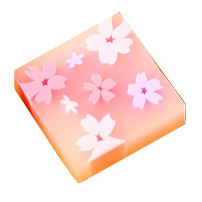 Ästhetische Radiergummis PVC Kreativer Radiergummi in Blütenform Effizienter rückstandsfreier Zeichenradiergummi für