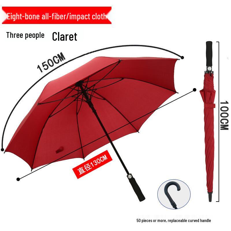 Automatic 30-inch Business Straight Umbrella