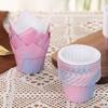 100 stk Muffinskopp Lett gradientfarger Kakebakeforinger Allsidig Cupcake Cup for bryllup Bursdagsfest