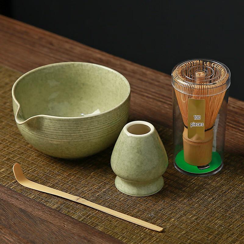 Japanese Style Ceramic Matcha Bowl Set