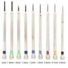 9pcs Spare Heads Precision Screwdriver Kit Round Base Flat Slotted Screwdriver  Professional Repair
