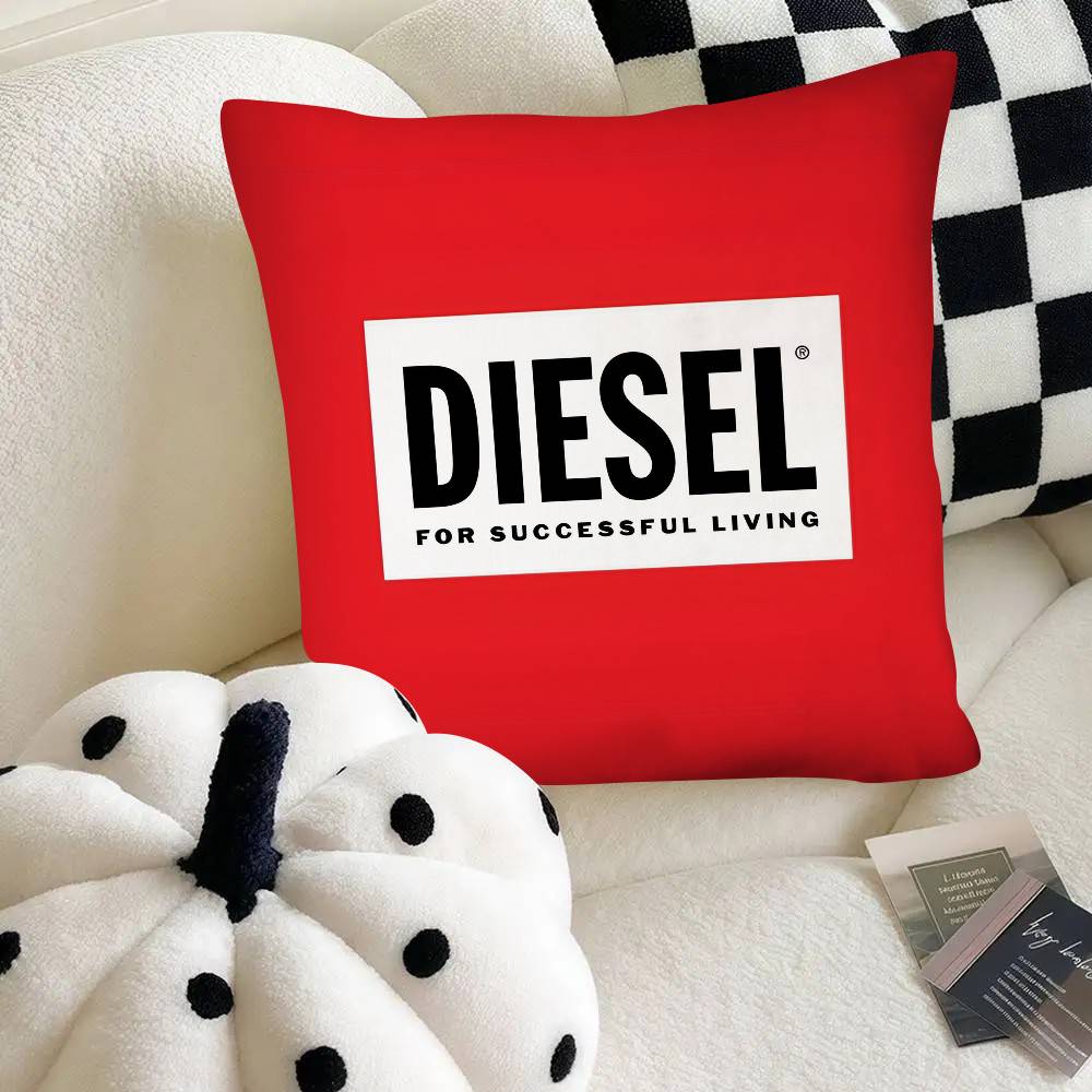 Luxury D-diesElS-Design Pillow Case Fashion Square Pillowcase Bedroom Sofa Room Ins Decoration Leisure