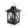 Vintage Iron Lantern with Glass Candle Holder Suitable for Wedding Home Office Decor