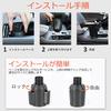 Sanccaral Car Console Cup Holder with Rotating Snack Tray and Removable Drink Holder 4-in-1