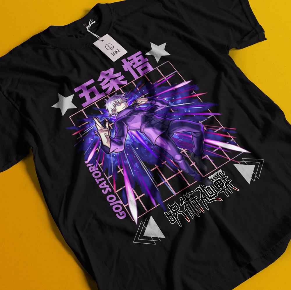 

Gojo Satoru T-Shirt Sukuna Shirt Jujutsu Kaisen Tshirt Toji Tee Nanami Yuta Maki S