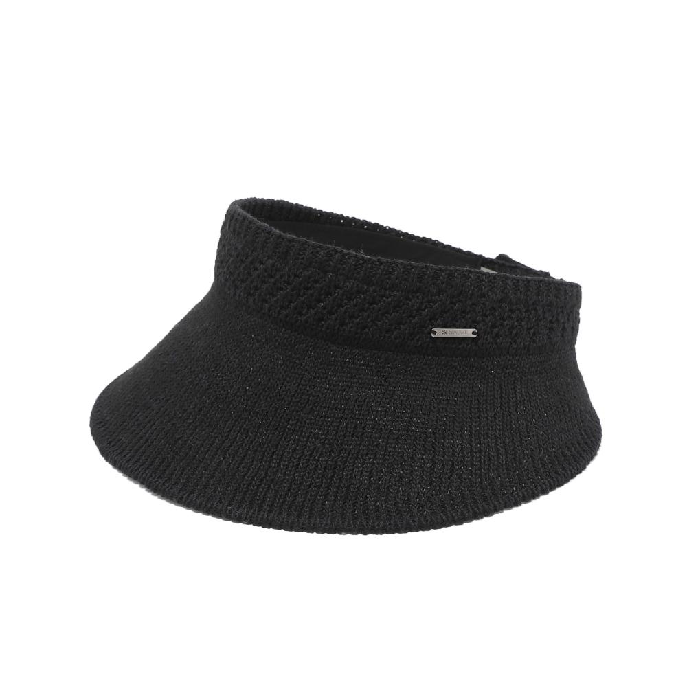 [Snowpeak] Women's Knit Sun Cap Black (S26MWFKC68)