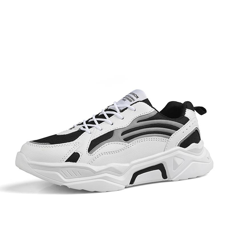 2022 Summer Breathable Men S Shoes Thick Sole Casual Sneakers Brand Trendy Shoes Outdoor Breathable Loafers Mens Athletic Shoes 44