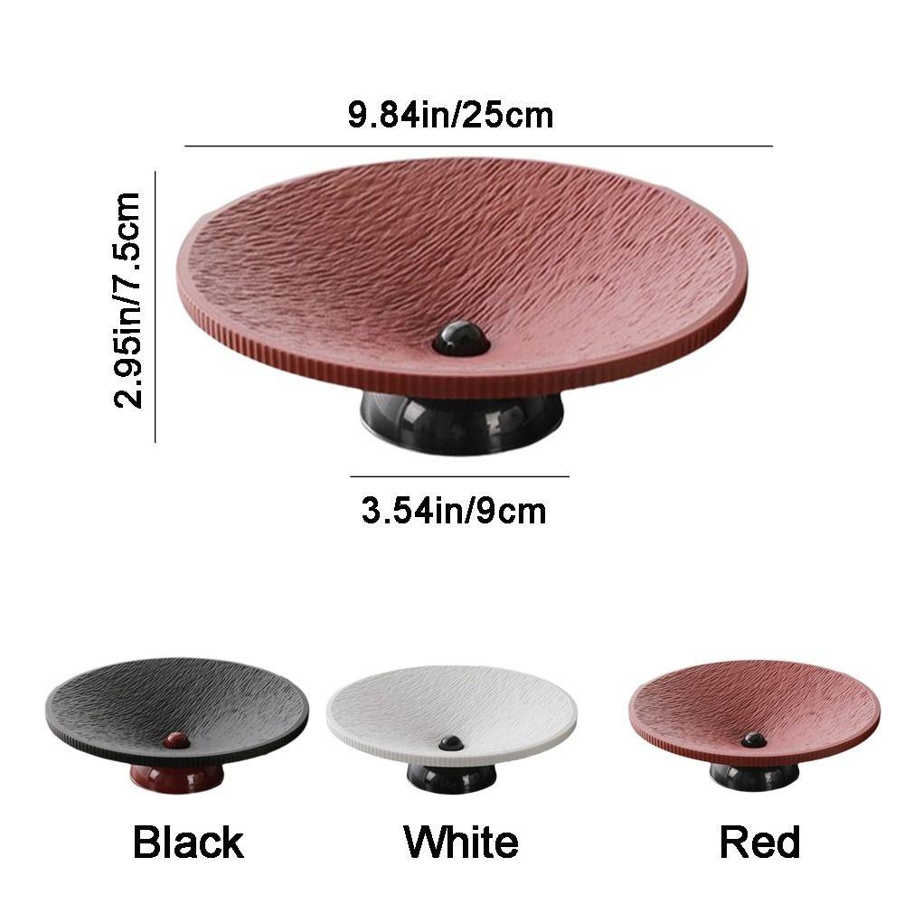 Abtropfende Trockenfruchtschale Kunststoff-Süßigkeitenteller Multifunktionales Snack-Serviertablett für die Küche