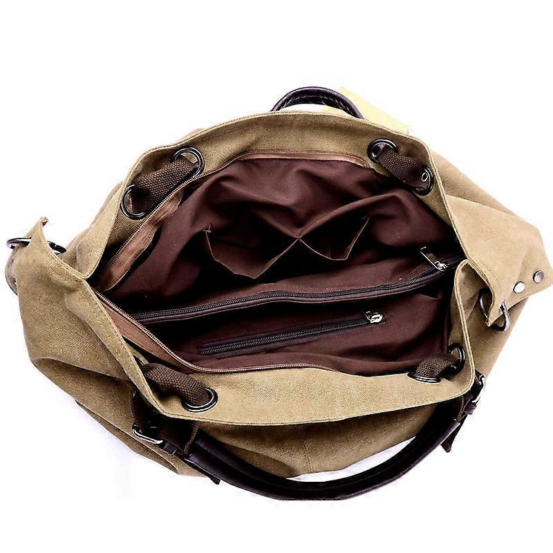 Women Canvas Messenger Bags Female Crossbody Bags Solid Shoulder Bag Fashion Casual Designer Female Handbag Large Capacity Tote