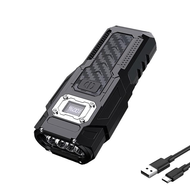 Multifunctional Powerful LED Flashlight Portable Ultra Bright Torch USB Rechargeable Outdoor Emergency Camping Power Bank