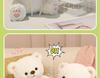 Heart-Shaped Plush Teddy Bear Doll - Soft, Cute, Healing Girly Gift