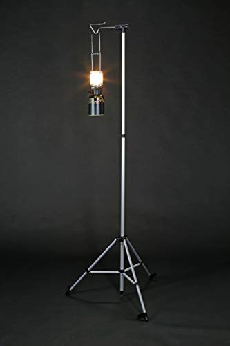 [Amazon.co.jp Exclusive] Captain Stag Aluminum Slide Lantern Stand Type 2 with Storage Bag and 3 Plastic Pegs (UF-25)