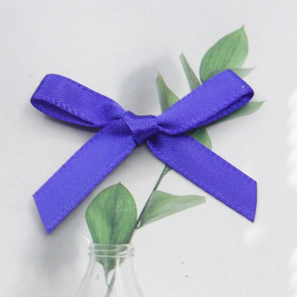 0,6 cm polyesterová stuha, ručně vázaná malá mašle, DIY oděvní doplňky, barevná popruhová mašle