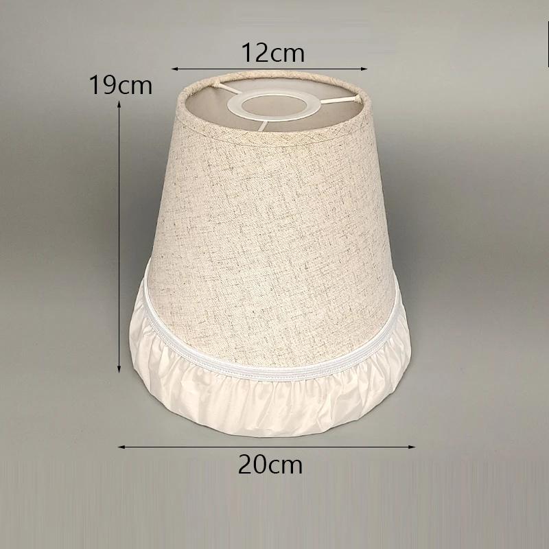 White/Beige Chandelier Lamp Shade  E27 Lampshade Ceiling Lamp Cover Shade + Lens Hood Pendant Light Cover Replacement