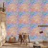 Iridescent glitter wallpaper red and beige for living room and bedroom 50x1000