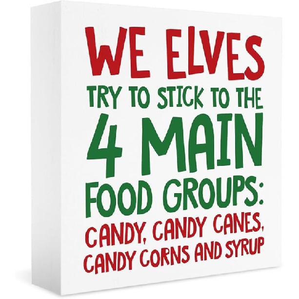 Christmas Vacation Funny Decorations - Xmas Holiday Sign, 5 X 5 Inches
