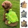 Soft Turtle Shape Dog Backpack Cartoon Dog Snack Bag Puppy School Bag  for Small Medium Dogs