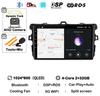 Android 14 Carplay Auto Car Radio For Toyota Corolla E140/150 2007 2008 2009 2010 2011 2012 2013 Multimedia Player Stereo GPS 4G