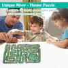 Edge Puzzles, Unique River - Themed Puzzles, Fun, Challenging Family Time Games