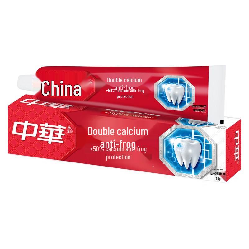 Zhonghua Fresh Breath Double Calcium Toothpaste - Assorted Flavors (54-Pack)