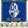 Luzern FC Wall Tapestry Aesthetic Wall Hanging Printed Fabric Blanket Decorative Tapestries for Bedroom Living Room Home Decor