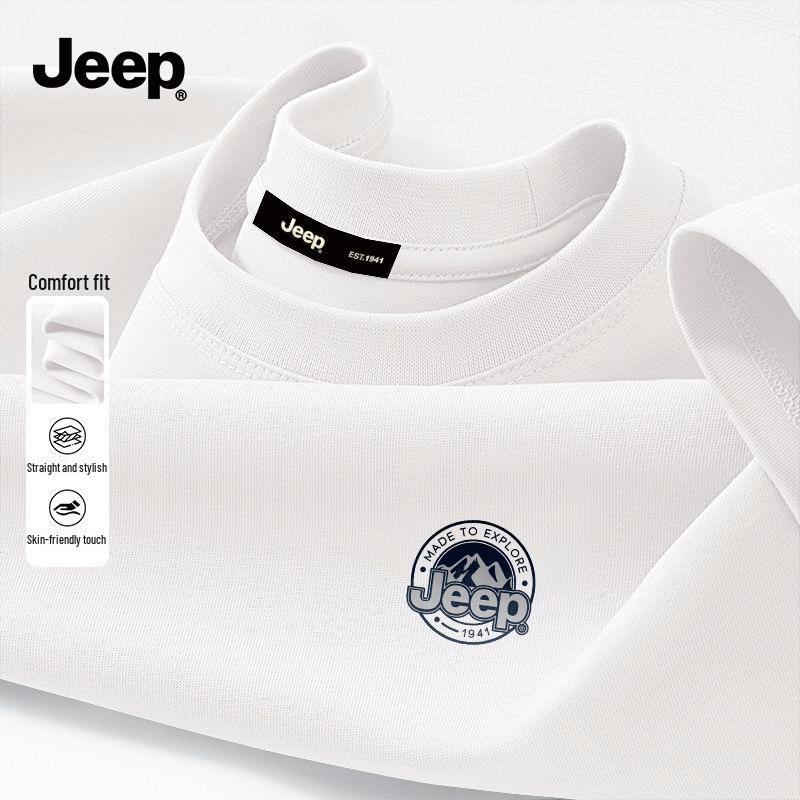

Мужская хлопковая футболка с коротким рукавом Jeep, плотная XXL