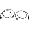 4pcs ABS Wheel Speed Sensor 2010 2011 2012 2013 2014 2015 2016 2017 2018 for Mercedes-Benz 2500 3500 Rear Left Rear Right Front Left Front Right ABS