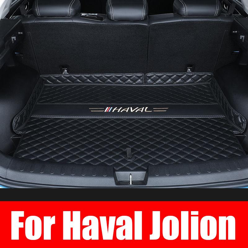 Rear Trunk Mat Car Trunk Leather Mats Parts Rear Boot Liner Styling Protector For Haval Jolion  2022 2023