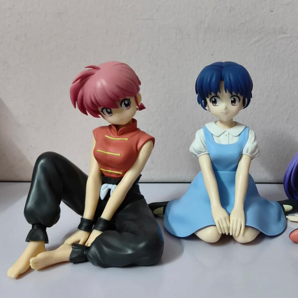 In Stock Original BANDAINAMCO BANPRESTO Ranma 1/2 Relax Time Shampoo Tendou Akane Ranma PVC Figure Model Collector Figurine Toy