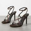 Sexy Cross Strap High Heels Women Sandals Stiletto Pumps Fashion Strappy Summer Wedding Party Bridal Shoes Zapatos De Mujer