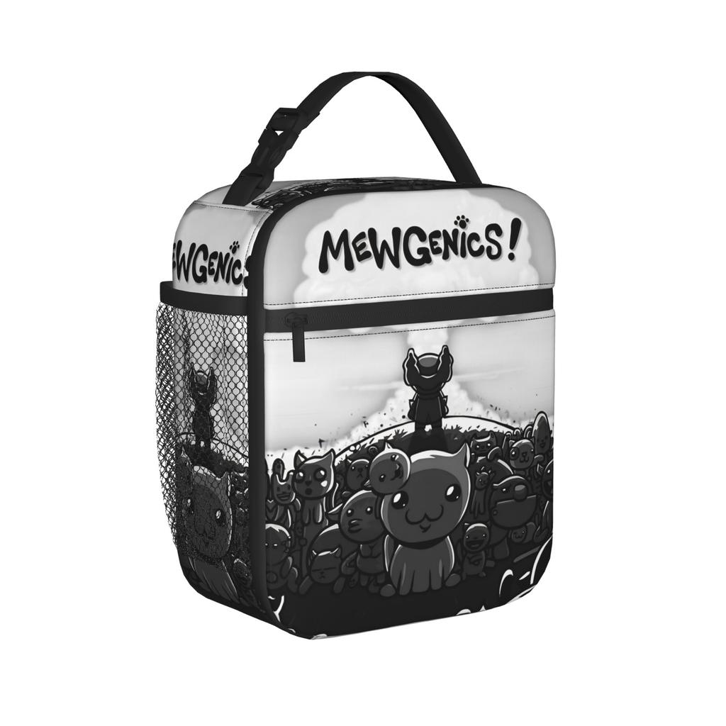 Mewgenics Cartoon Animal Insulated Lunch Bag Cooler Bag Reusable,Lunch Container Large Lunch Box Tote Food Bag Beach Travel