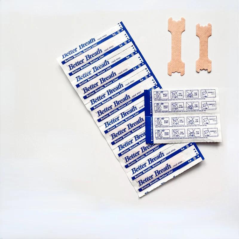 20/50/100/200/300pcs Hot Selling Anti Snore Strips Easier Better Breathe Breathe Right Better Nasal Strips To Stop Snoring