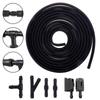 7Pcs/set Car Universal Front Windshield Wiper Nozzle Jet Sprayer Kits Sprinkler Water Fan Spout Cover Washer Outlet Replacement