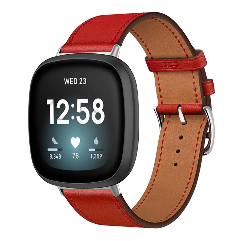 Leather Bracelet Strap For Fitbit Versa 4 3 2 1 Versa Lite Smart Watch Wristband Replacement Strap For Fitbit Sense/sense 2 Watchband