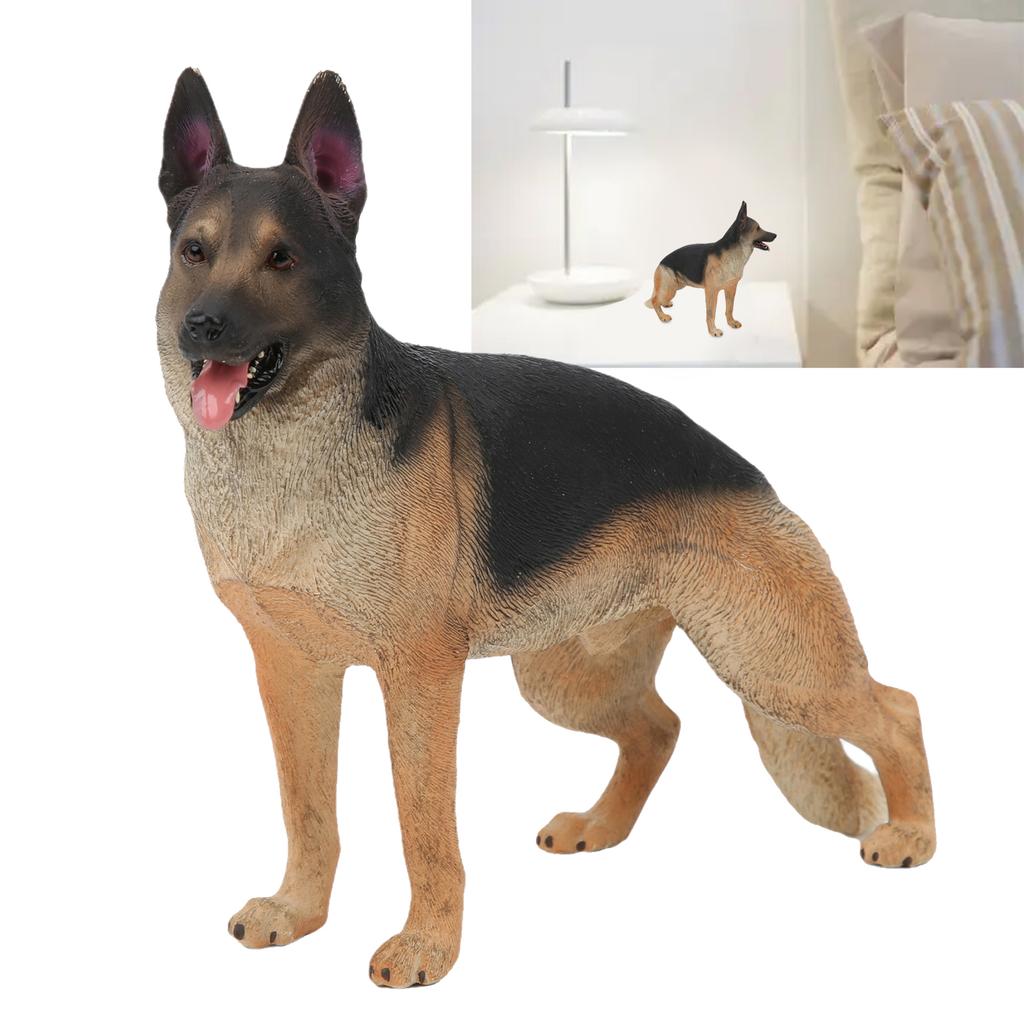 German Shepherd Dog Model Ornament Highly Simulation Dog Model Toy Decoration853
