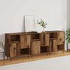 Sideboard Set 3 pcs Reclaimed Wood 60 x 35 x 70 cm