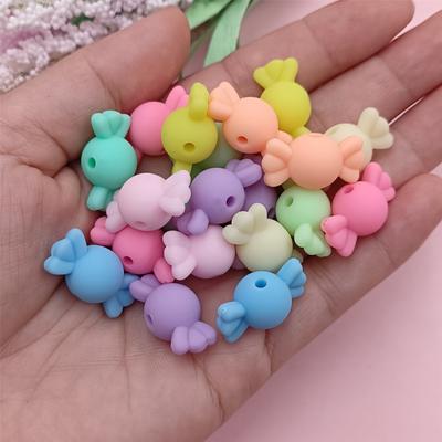 20KS 21*11mm DIY Candy Beads Akrylové náhrdelníky Náramky Výroba šperků z volných korálků