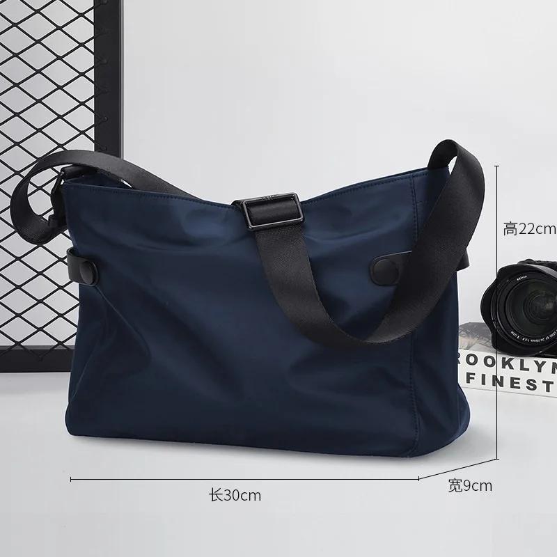 Men's Casual Large Capaci Menger Bag Lightweight Single oulder Crossbody Fai Korean Sle Diagal Bags bolsas para hombre