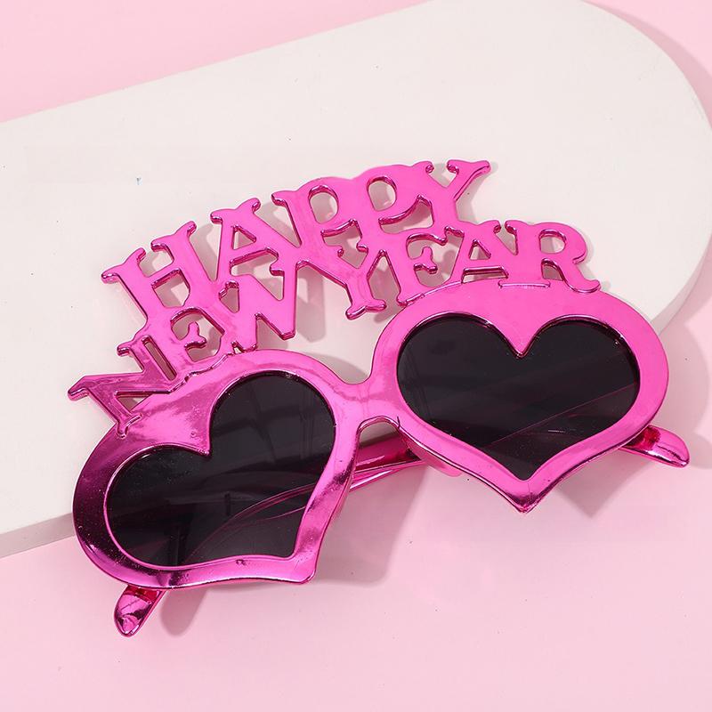 2026  Year'S Eve Party Glasses Multi-Color Fashionable Novelty Eyewear Photo Prop Party Decorations Christmas Gift