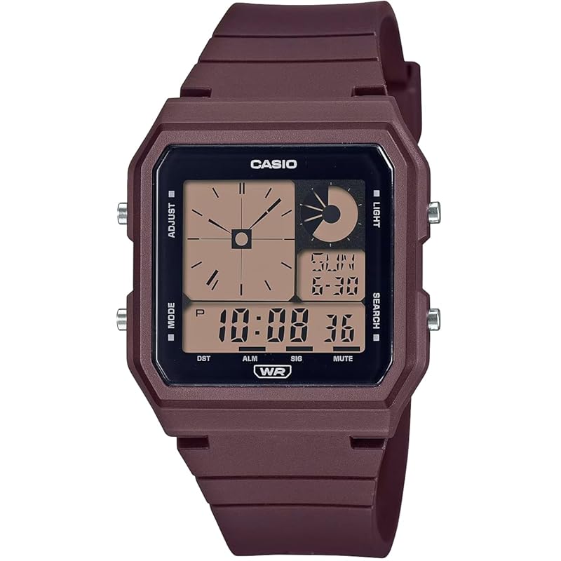 

[Casio] CASIO standard With analog display digital watch LF-20W-5A unisex chocolate brown overseas model [product]