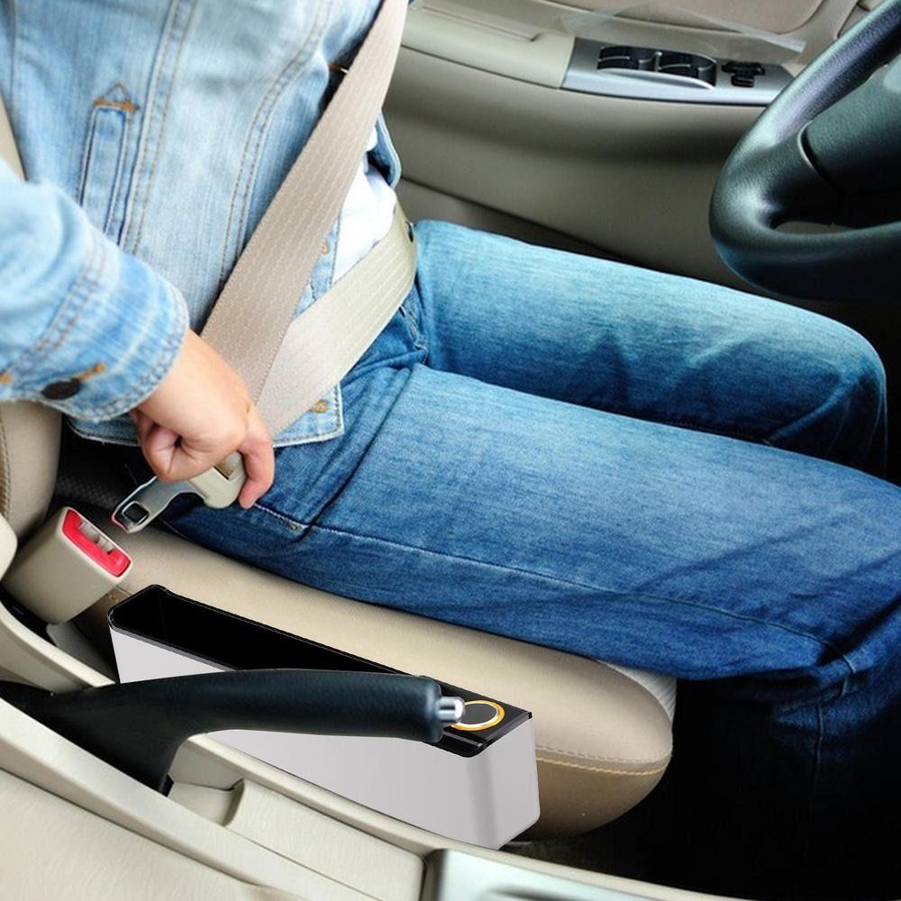 With Charge Port Car Seat Crevice Storage Box Car Interior Storage Box  Seat Clamp Slot