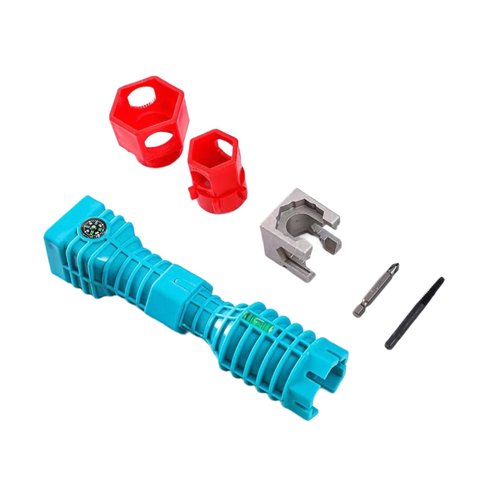 

Многофункциональный ключ 24 в 1 для установки смесителя и раковины, трубный ключ для эффективного ремонта сантехники на кухне и в ванной C