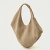 Oversized Hemp Shoulder Bag - Ivory