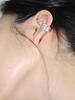 Turntable Wrinkle Ear Cuff