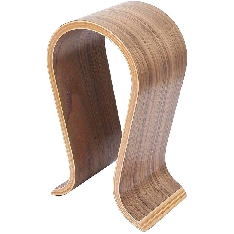 Desktop Headphone Display Stand, U-Shaped Wooden Headphone Stand, Suitable For Almost All Headphones