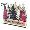 Multi-purpose Desktop Organizer Christmas Theme Wooden Napkin Holder, Decorative Holiday Paper Towel Stand, Gift for Her HD UV Printing Dining