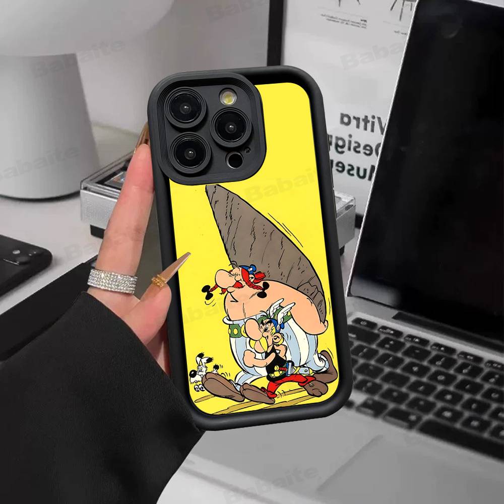 

A-Asterix Et O-Obelix M-Manga Phone Case For IPhone 17 16 15 14 13 12 11 Pro Max Mini Plus Soft TPU Back Cover iPhone 13 pro
