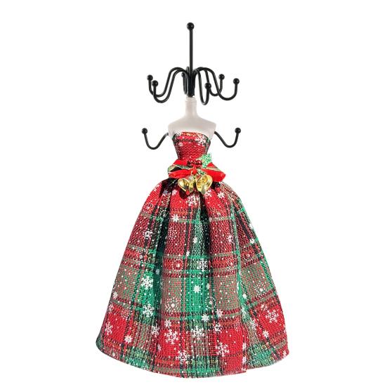 Christmas Jewelry Storage Tree Mannequin Jewelry Stand Necklace Holder Earring Ring Organizer Display Stand