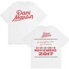 Rapper Dani Martin Noviembre Merch Tee Shirt Men Clothing Harajuku Gothic T Shirts Casual Pure Cotton High Quality Tshirts