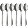Hammered Teaspoons, Set of 6, Stainless Steel, Made In Japan